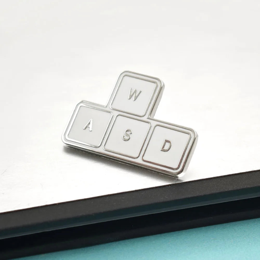 WASD Keycap Enamel Pin