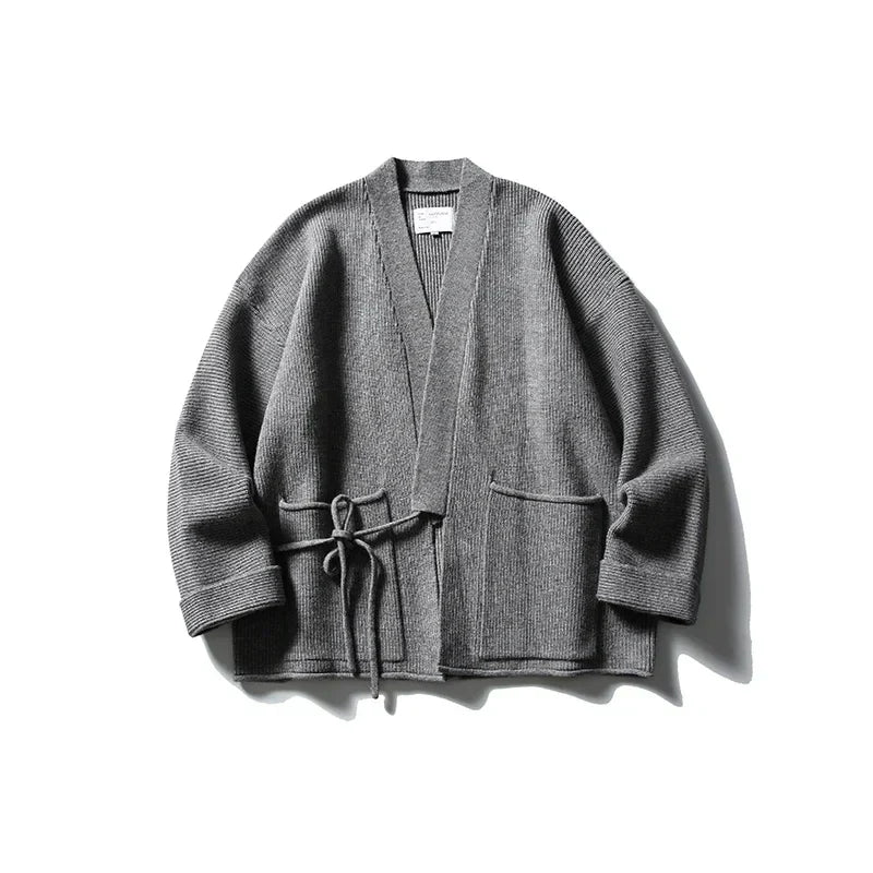 Vintage Locker Gestrickter Kimono-Cardigan