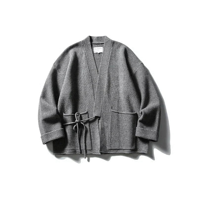 Vintage Locker Gestrickter Kimono-Cardigan
