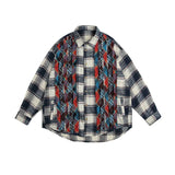 Urban Loose Plaid Long Sleeve Shirt