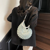Handmade Shell Knitted Crochet Crossbody Shoulder Bag