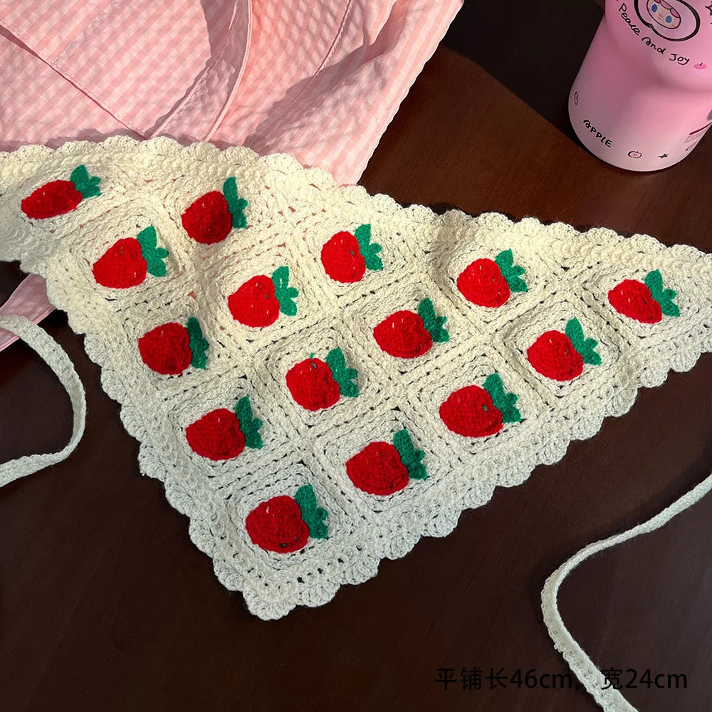 Handmade Knitted Floral Pattern Headbands