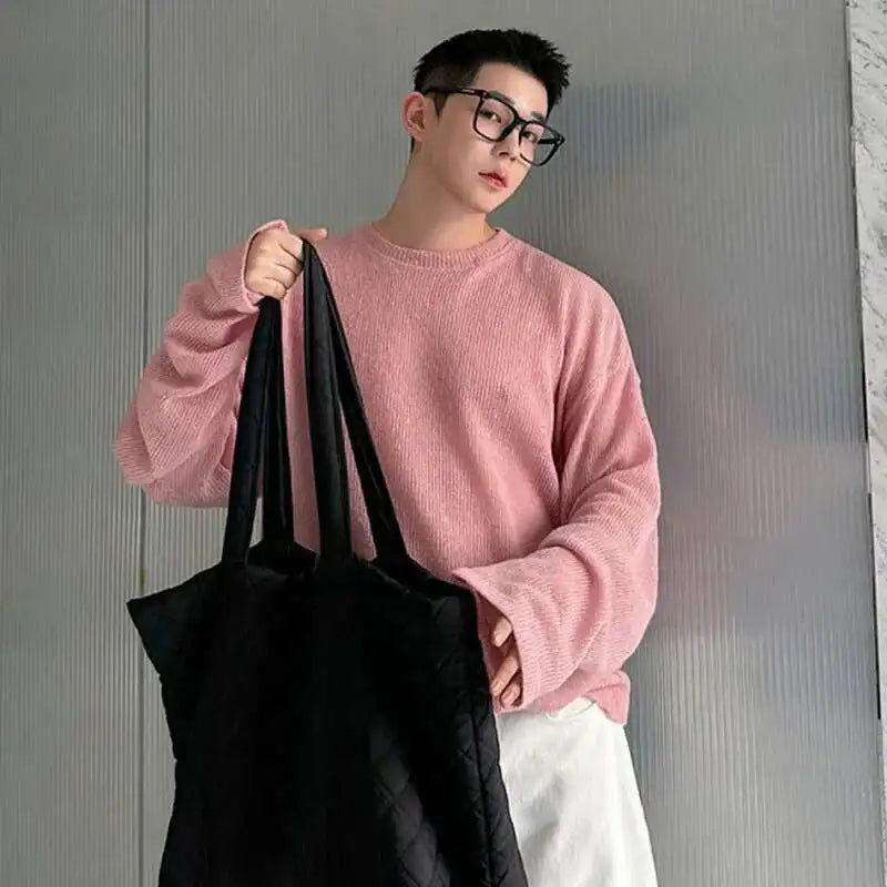 Stylish Korean Round Collar Oversized T-Shirt