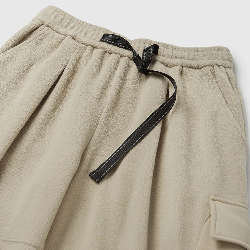 Pantalones de chándal cargo de color liso