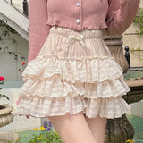 Coquette Pink Ruffles Mini Skirt