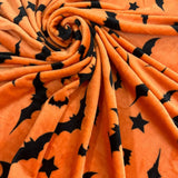 Black Bats Printed Hooded Blanket