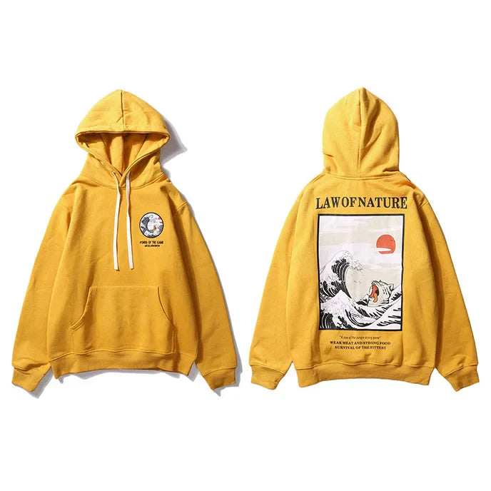 LAW OF NATURE Bestickter Hoodie