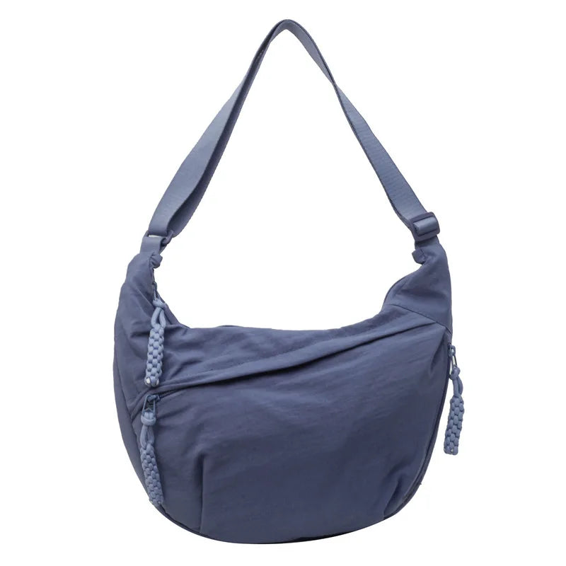 Y2K Nylon Fabric Women's Shoulder Bag