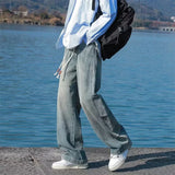 Straight Leg Soft Boy Solid Color Jeans