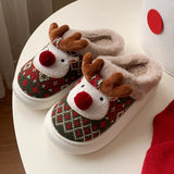 Cute Cartoon Deer Soft Slippers
