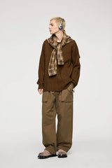 Pantalones cargo de calle de corte alto