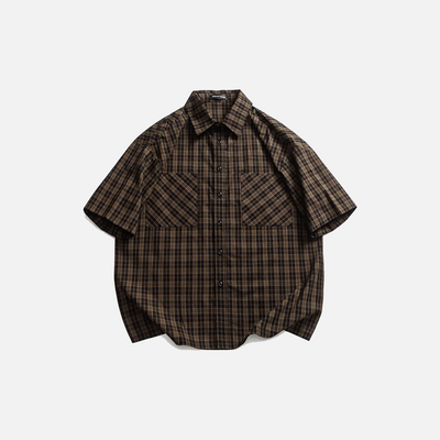 Plaid Pure Cotton Loose Casual Shirt