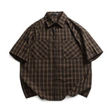 Plaid Pure Cotton Loose Casual Shirt