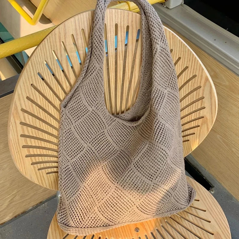 Retro Handgefertigte Häkeltasche für Damen