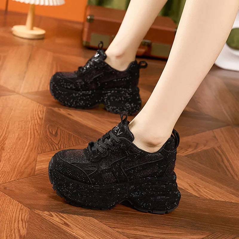 Women's Rhinestone Sneakers