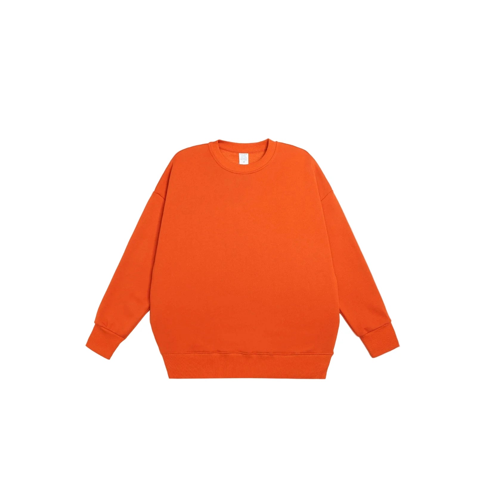 Basic Thick Fleece Crew Neck Sweater