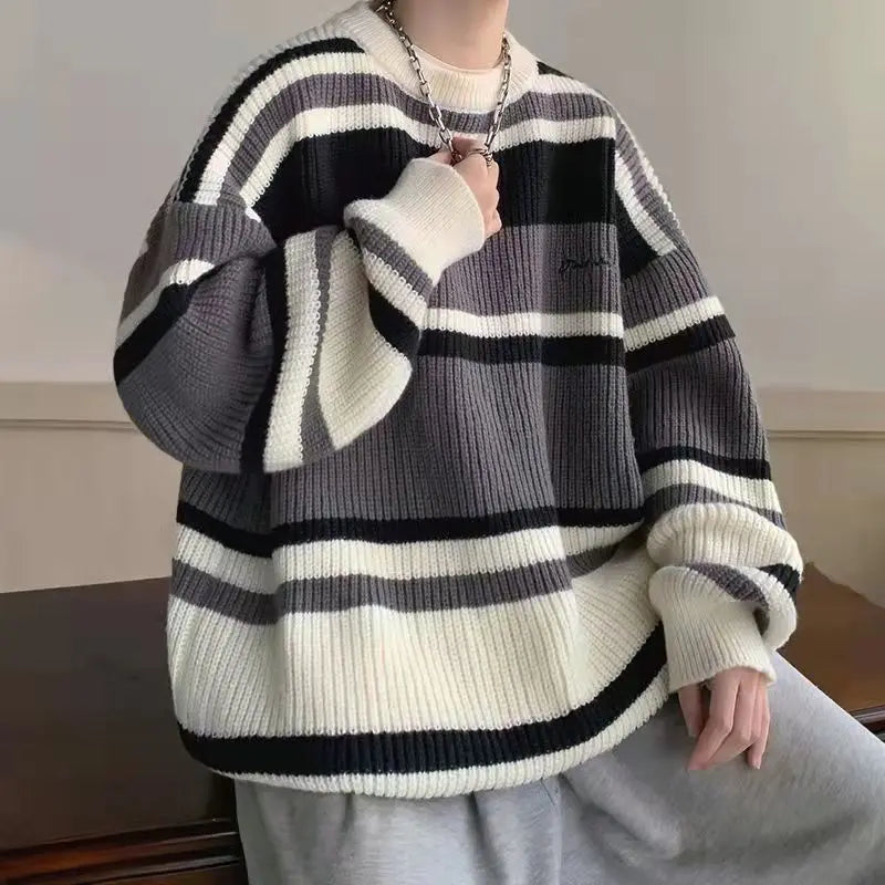 Stripped Soft Boy Knitted Sweater