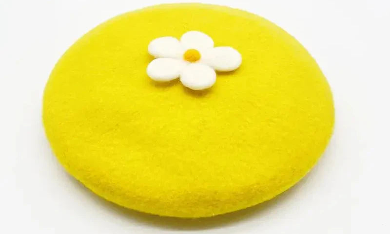 Daisy Crochet Beret