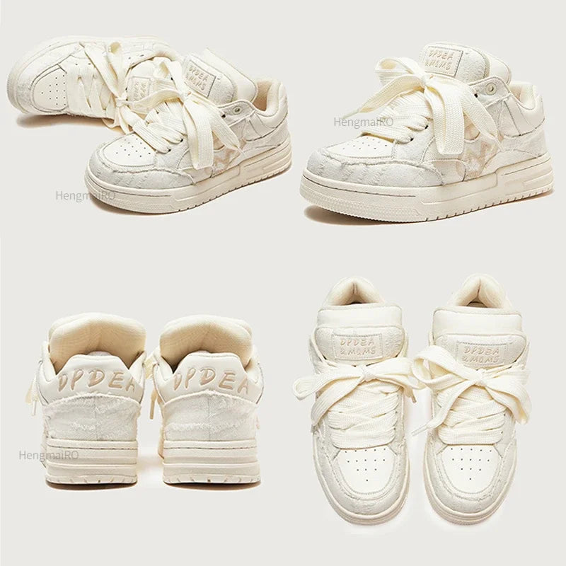Y2K Retro Graffiti School Sneakers