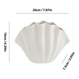 Simple Shell Organic Resin Vintage Vase
