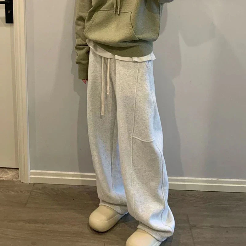 Vintage High Waist Straight Leg Sweatpants