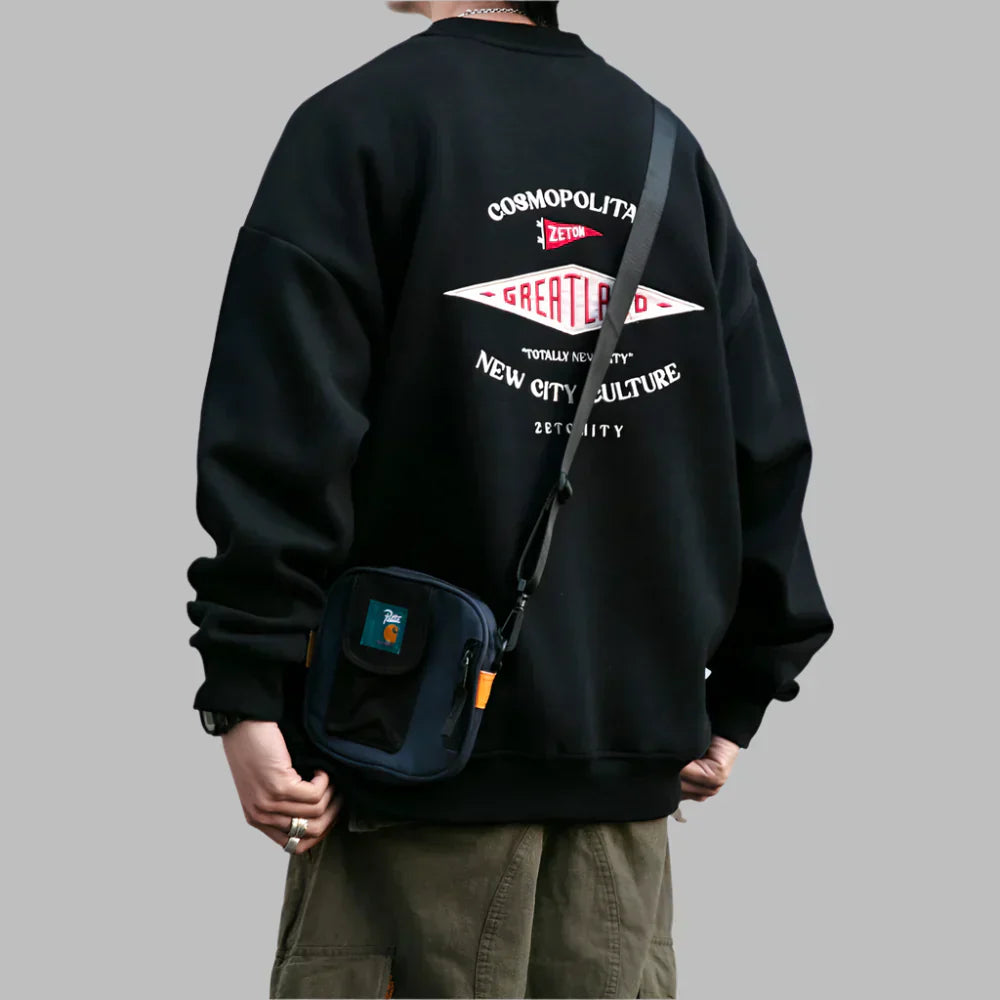 Soft Boy Embroidered Sweatshirt