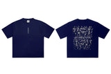 Oversized Goth-T-Shirt mit Grafikdruck