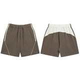 Varsity Patchwork Baggy Short