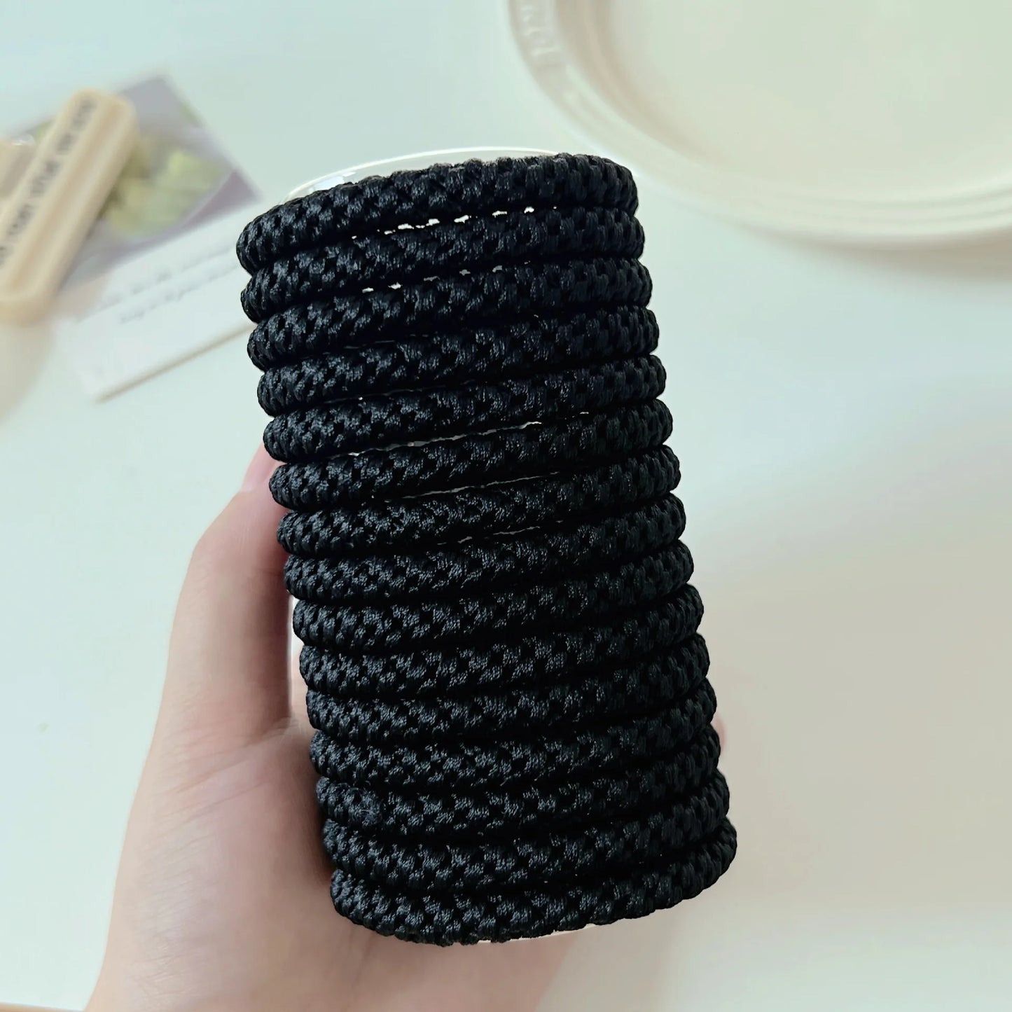 15 Pieces Strapped Ponytail Holder
