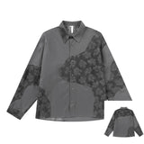 Camisa Blusa Patchwork Estilo Y2K