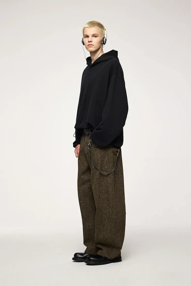 Leopard Camo Straight Leg Pants