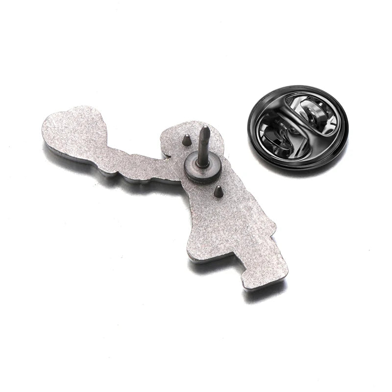 Classic Banksy Art Design Brooch