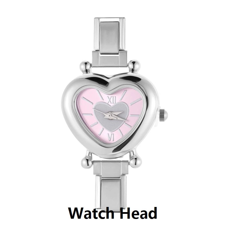 Heart Simple Stainless Steel Watch