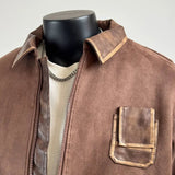 Koreanische Cozy Gesteppte Retro Cargo Jacke