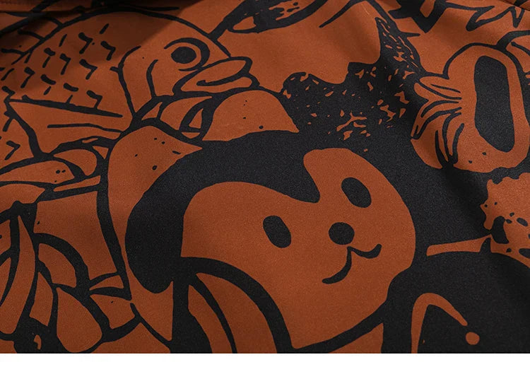 Japanese Graphic Hawaiian Beach Shirt