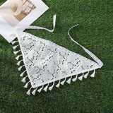 Flower Print Triangle Handmade Headband