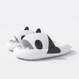 Thick Sole Night Glow Shark Slippers