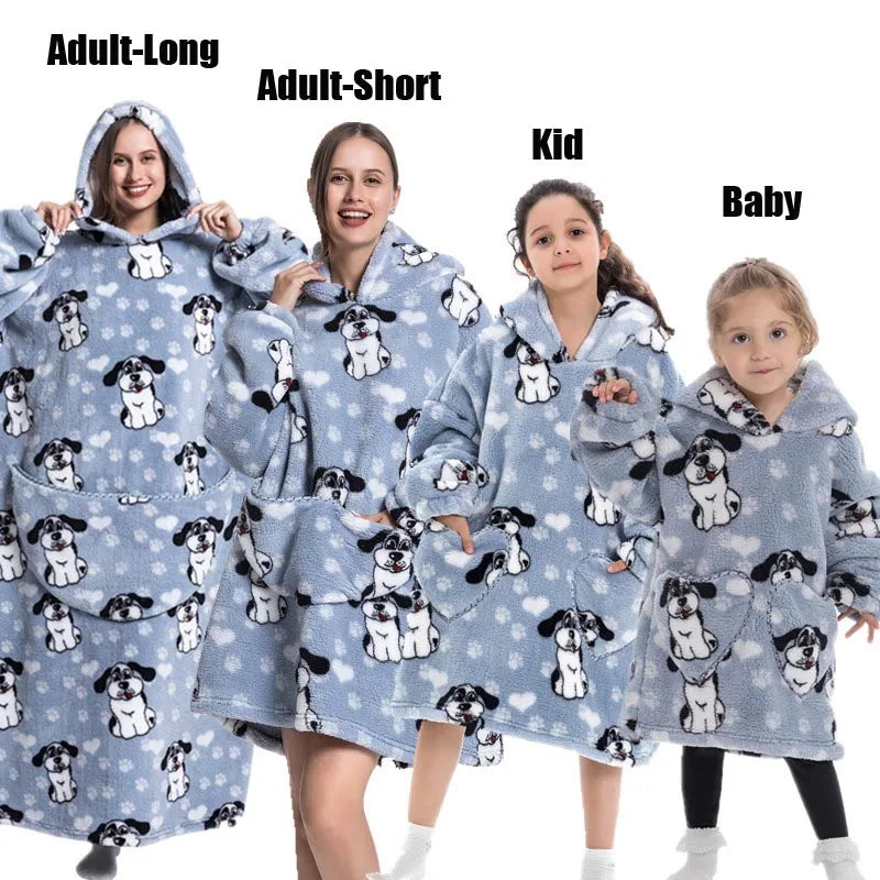 Oversized Blanket Family Matching Hoodie