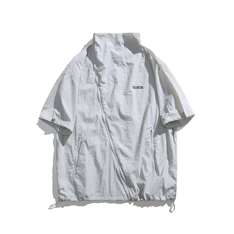 Quick Dry Loose Fit Zipper Shirt