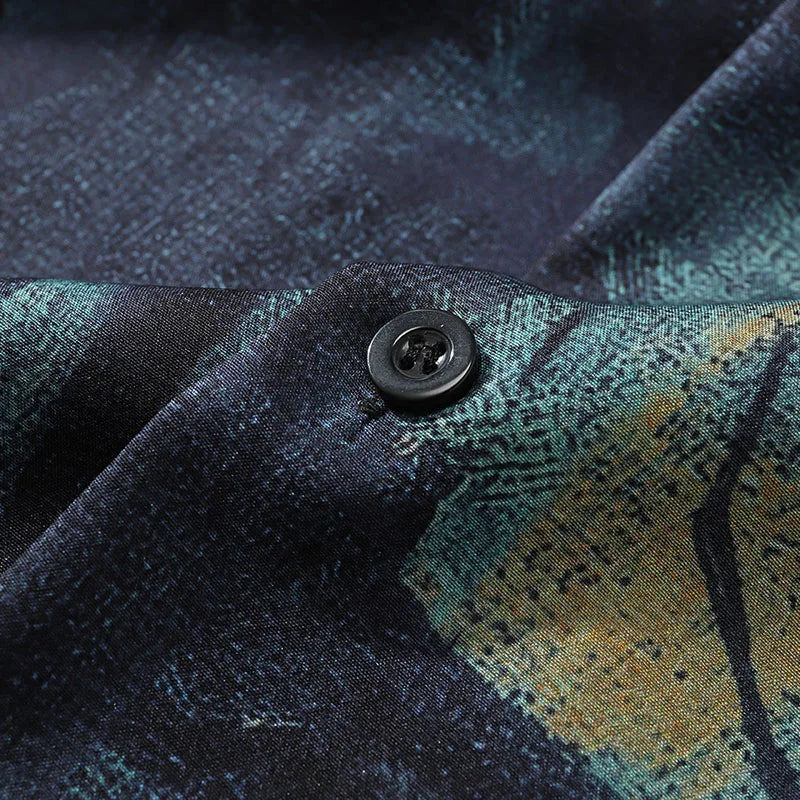 Butterfly Print Summer Beach Shirt