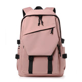 Polyester Solid Color School Backpack