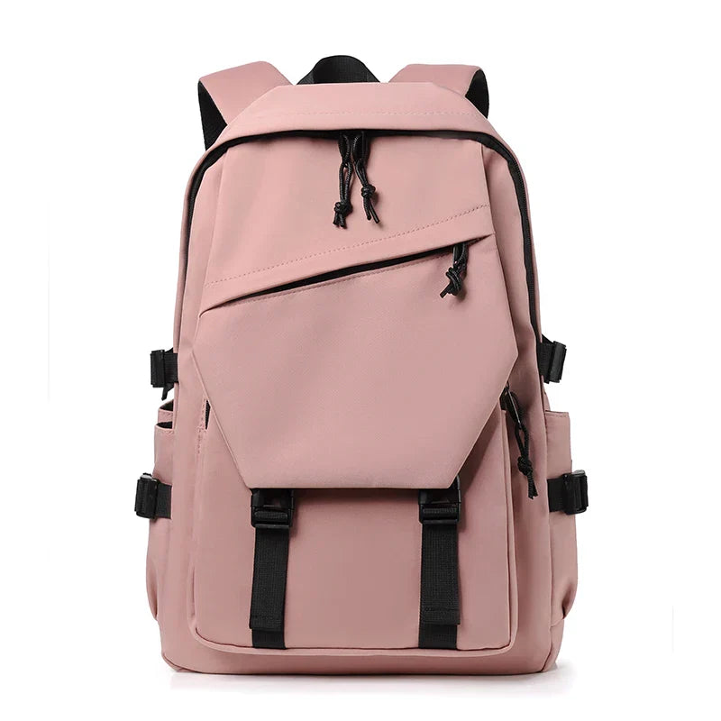 Polyester Solid Color School Backpack