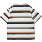 Striped Print Cotton T-Shirt