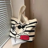 Chill Summer Dog Print Tote Bag