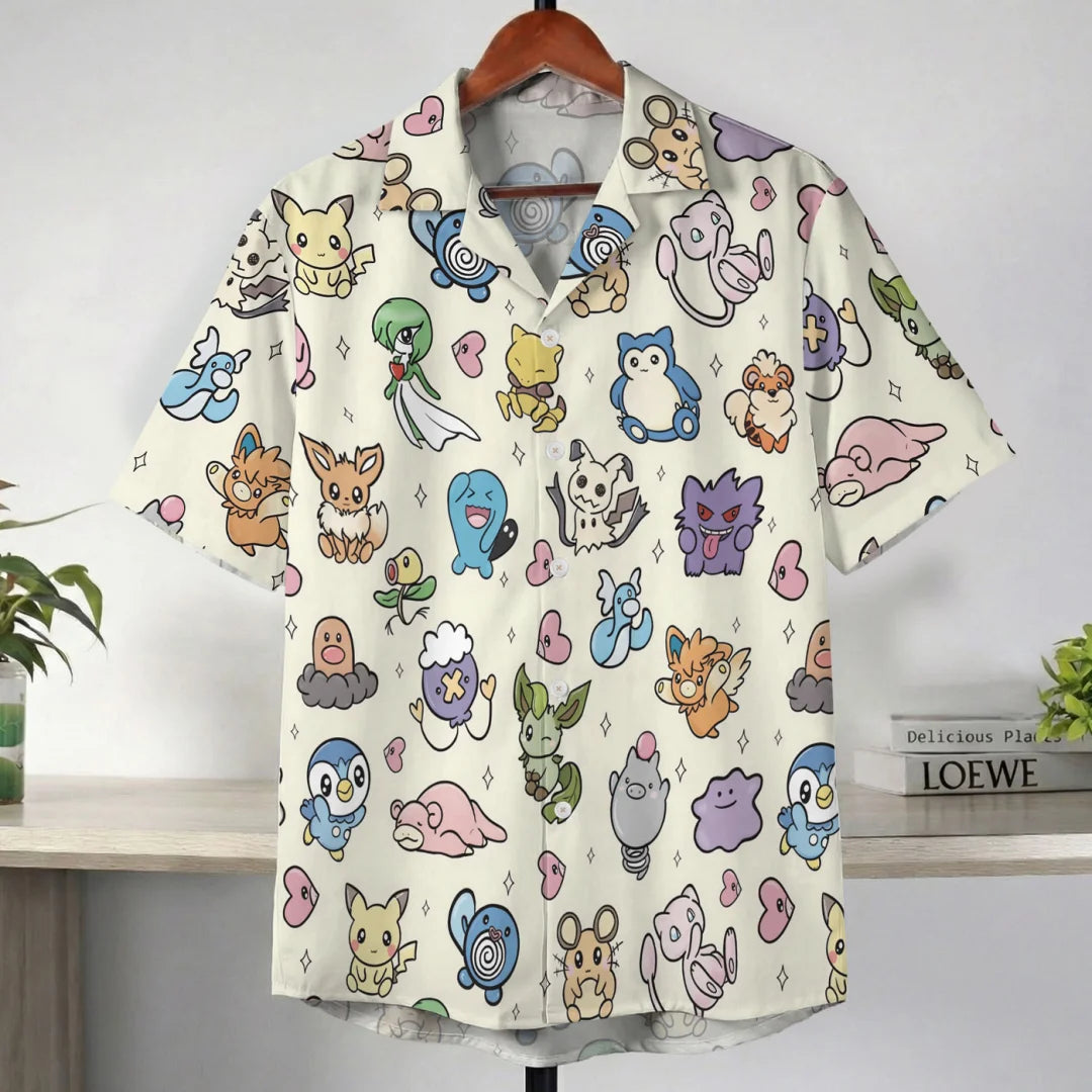 Funny Cartoon Short Sleeve Shirt