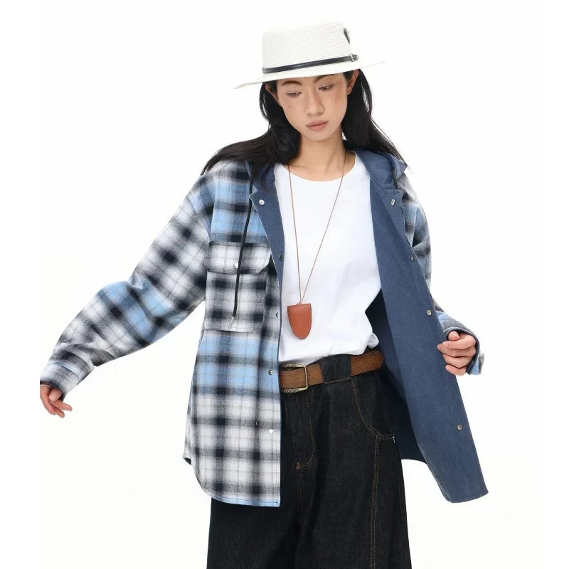 Double-sided Matching Zip-up Hoodie
