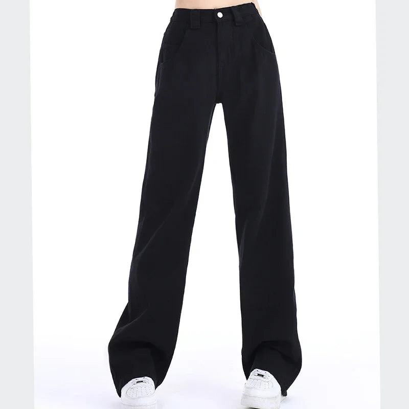 High Waist Wide Leg Women's Jeans