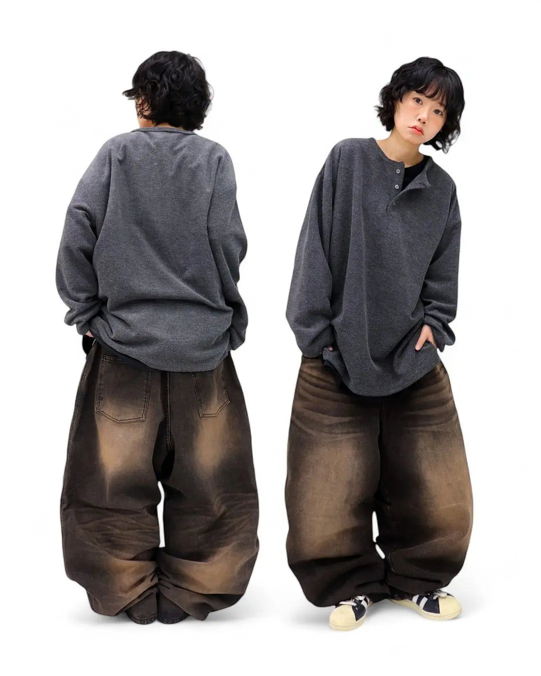 Punk Baggy Low Waisted Jeans
