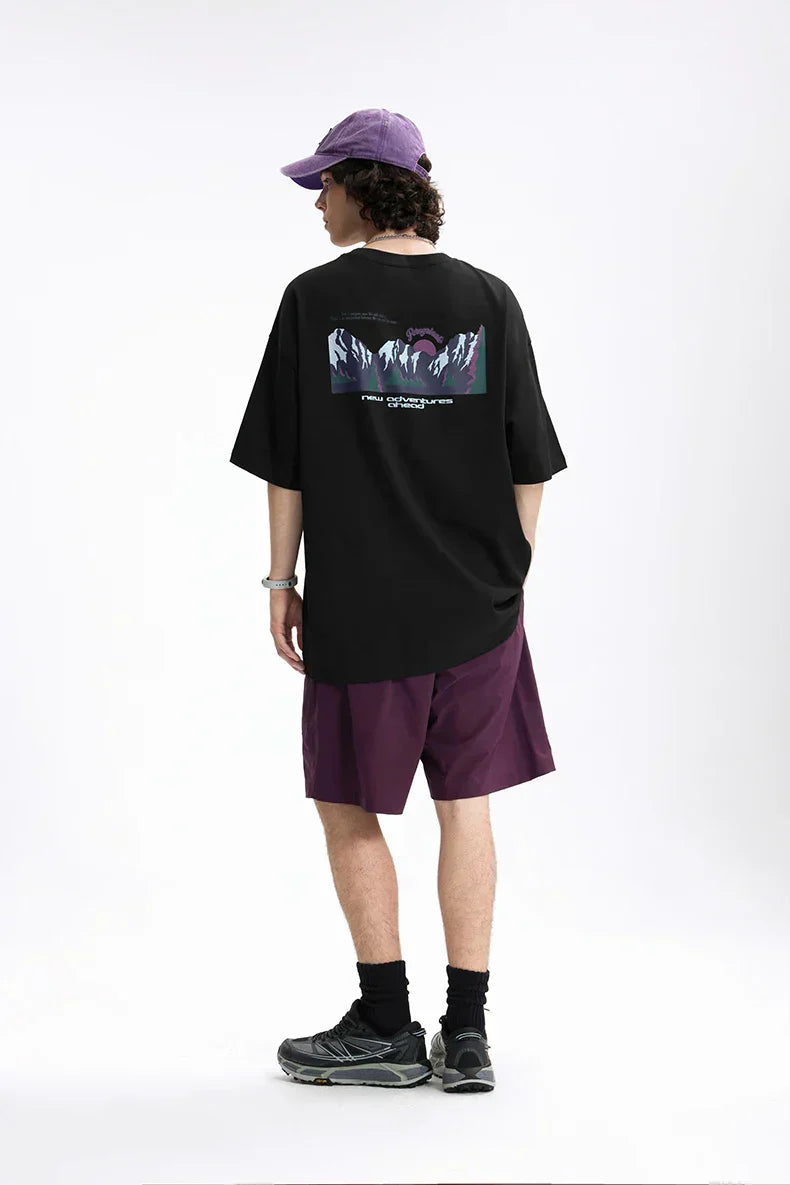 Mountain Graphic Oversized T-Shirt