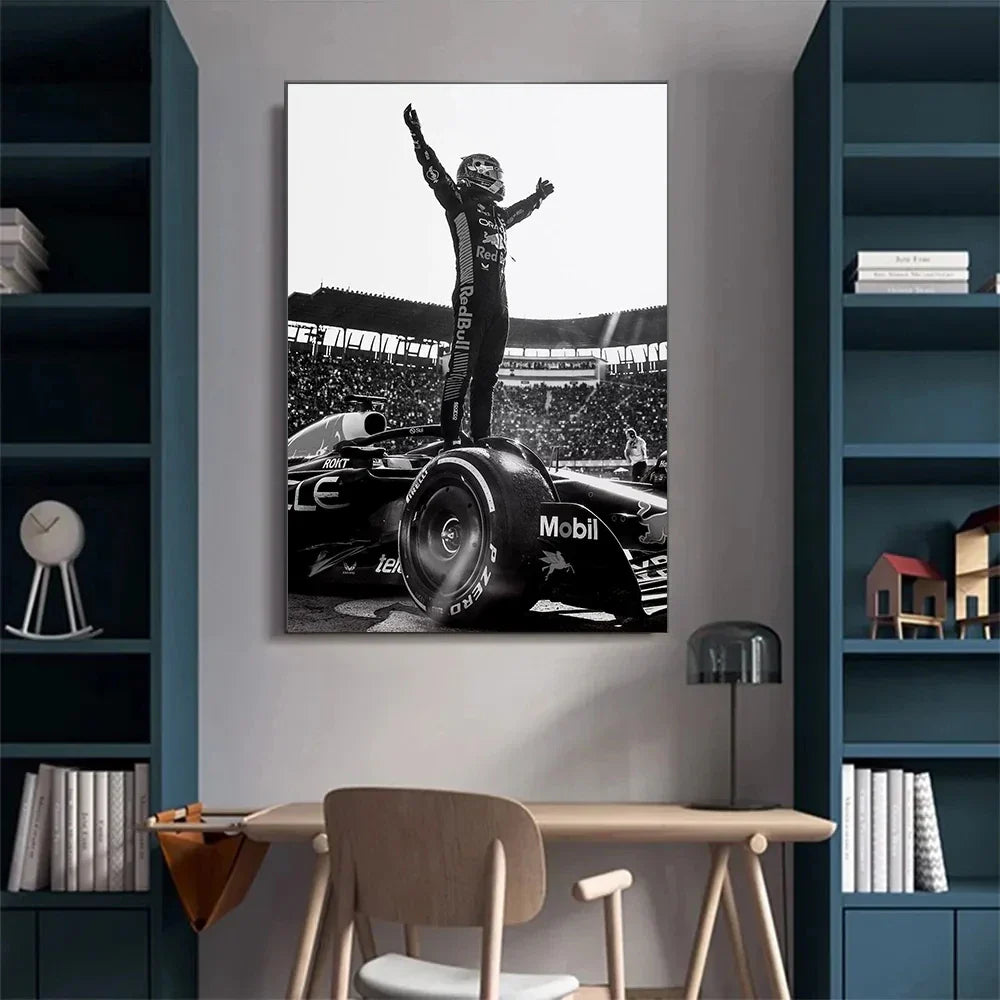 Vintage Cool F1 Monaco Car Posters